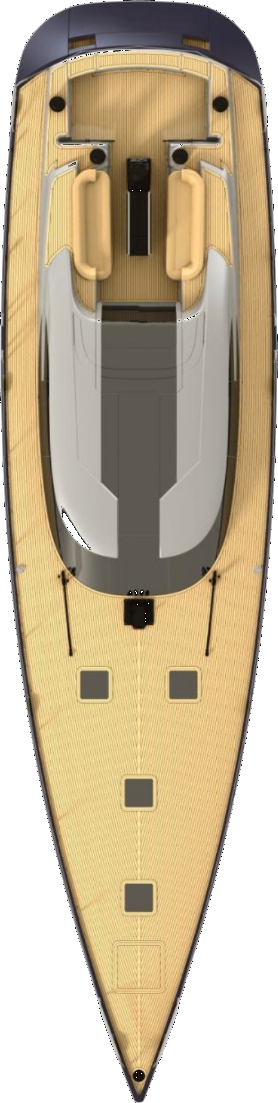 Overhead deck plan rendering by J&J Design