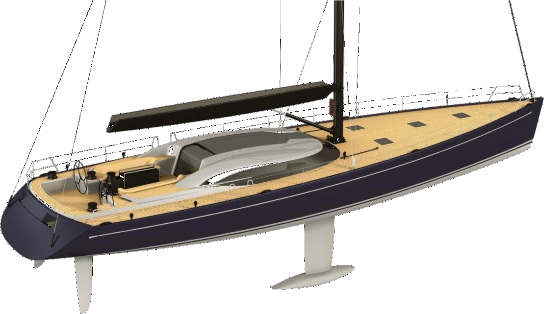 Three-quarter profile rendering by J&J Design